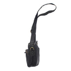 Leather Pax Crossbody Black Bag-abc