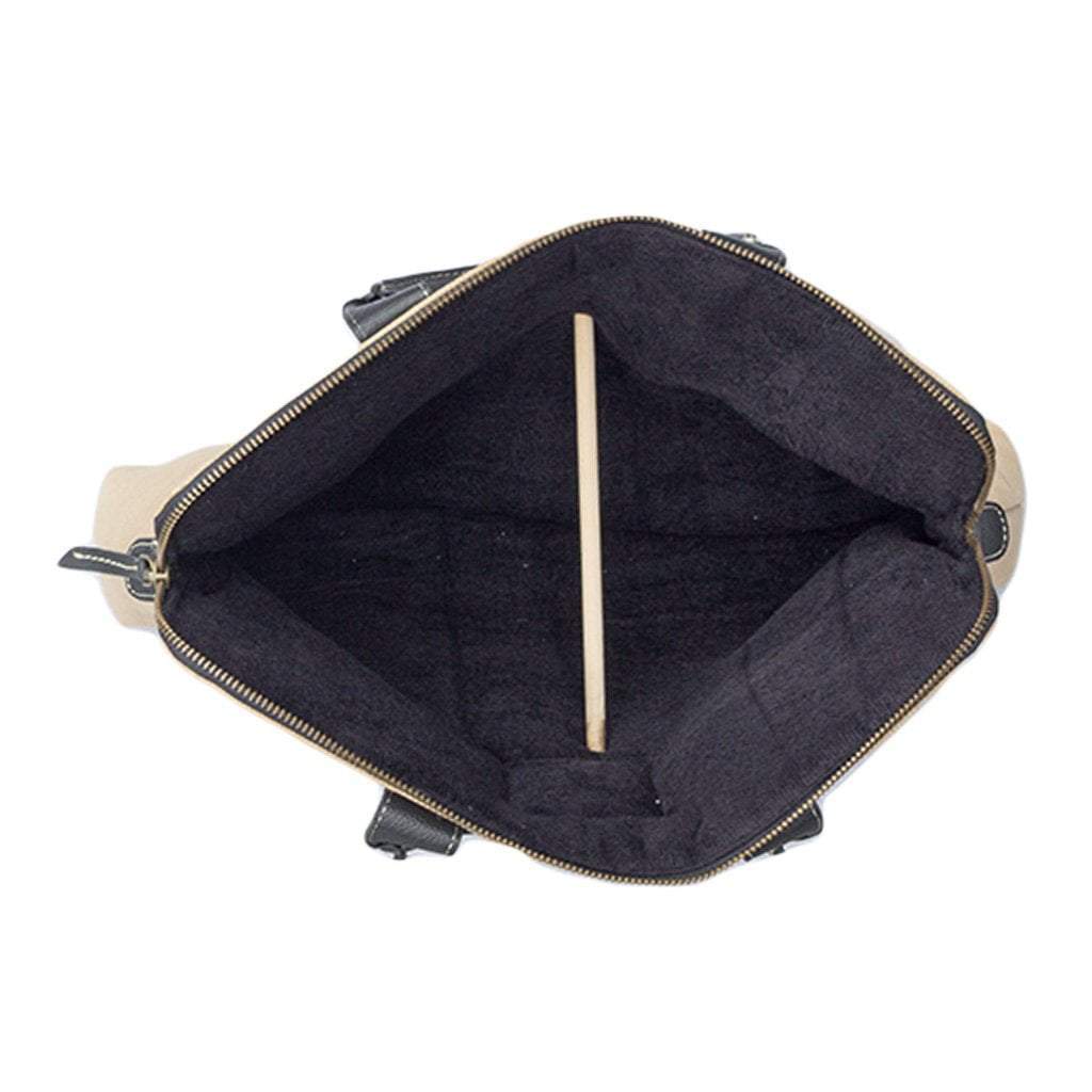 Leather Tai Black Ipad Carry-abc