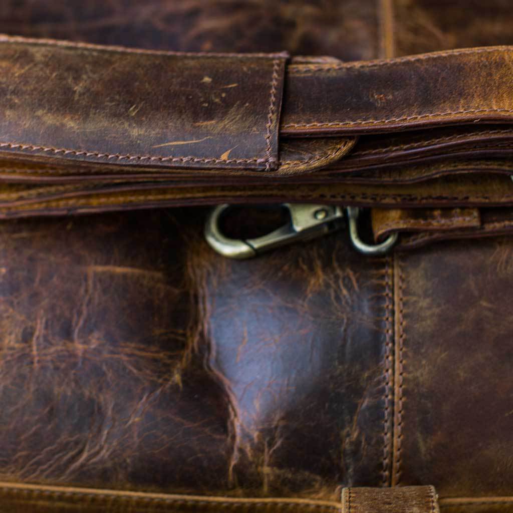 Leather Baxter Travel Bag-abc