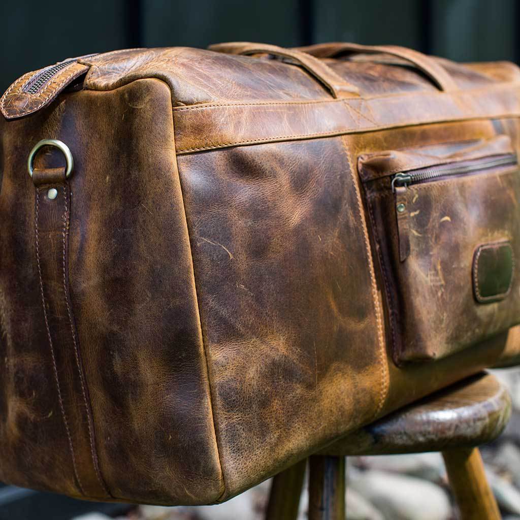 Leather Baxter Travel Bag-abc