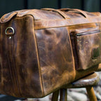Leather Baxter Travel Bag-abc