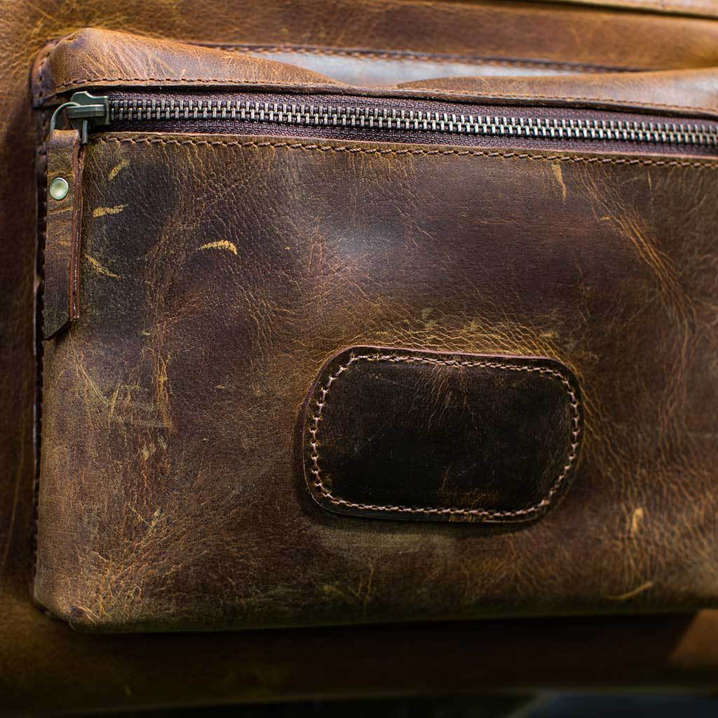 Leather Baxter Travel Bag-abc