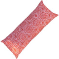 Sphere Print Orange Long Lumber Cushion 35 x 90 cm-abc