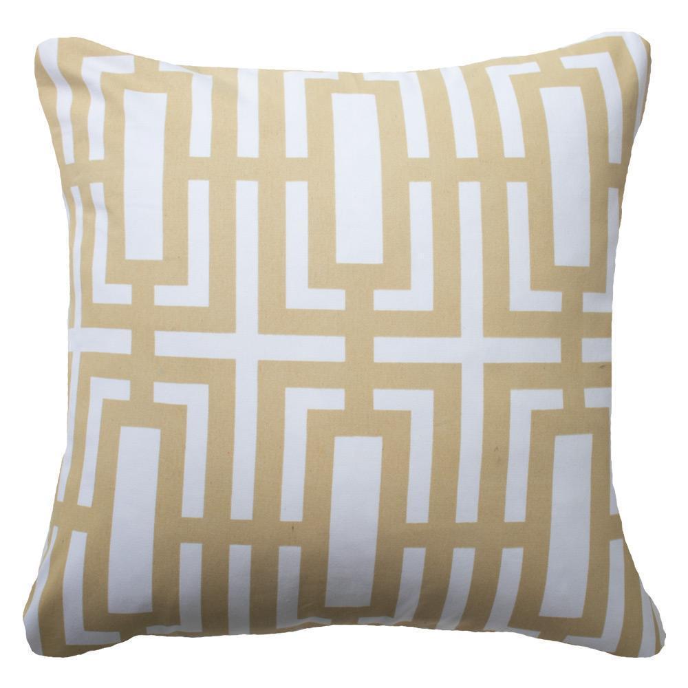 Jade Screen Beige Lounge Cushion 55 x 55 cm-abc