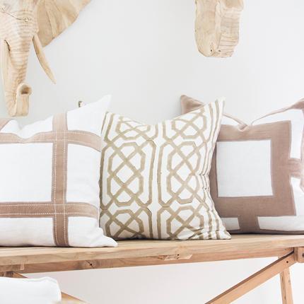 Panel Natural Lounge Cushion 55 x 55 cm-abc