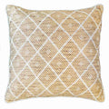 Weave Phulkari Natural Lounge Cushion 55 x 55 cm-abc