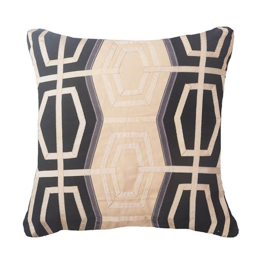 Outdoor Ratan Black Medium Cushion 50 x 50 cm-abc