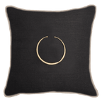 Amulet Black Lounge Cushion 55x55cm-abc