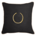 Amulet Delhi Black Lounge Cushion 55x55cm-abc