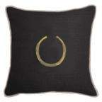 Amulet Delhi Black Lounge Cushion 55x55cm-abc