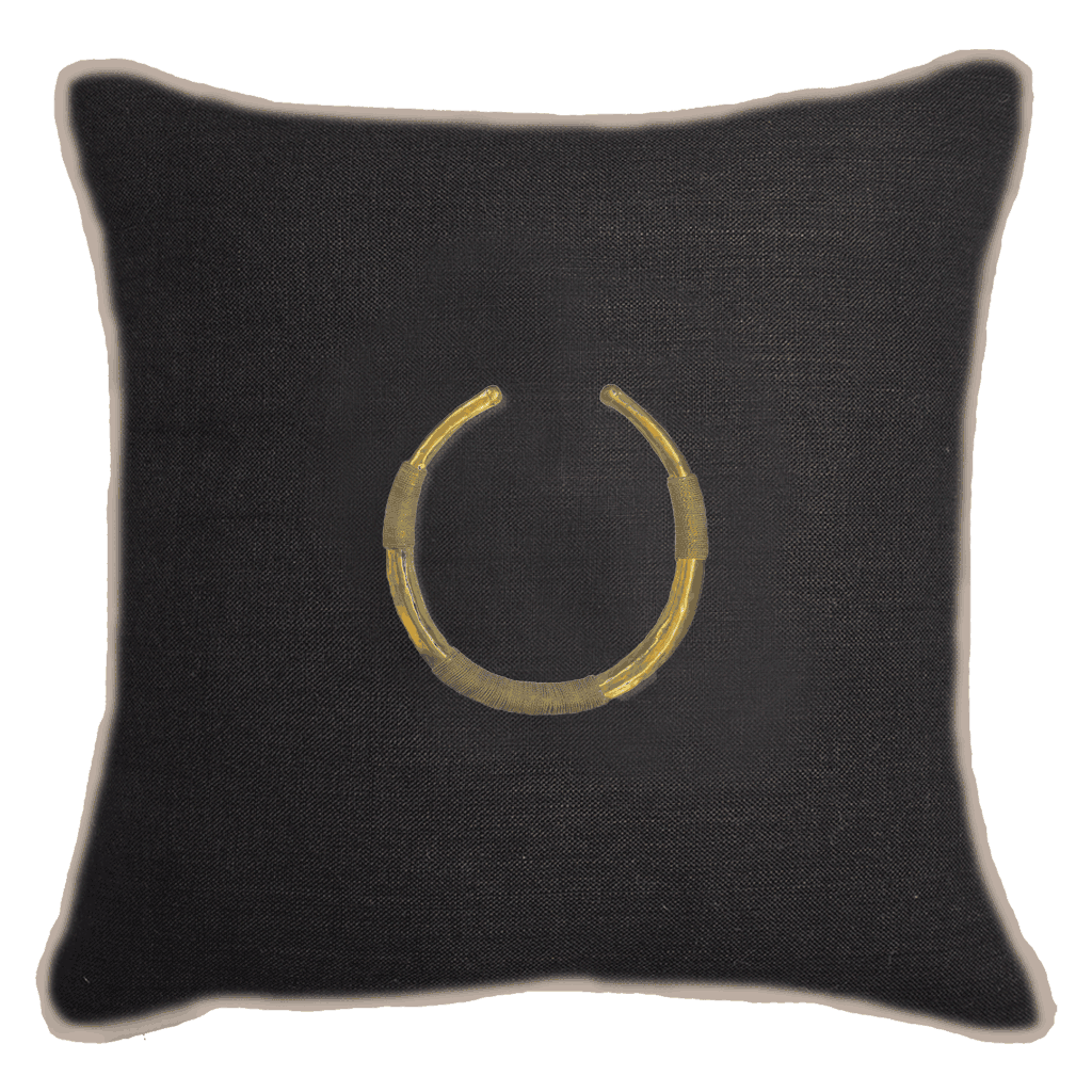 Amulet Delhi Black Lounge Cushion 55x55cm-abc