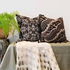 Brahmin Moth Black Lounge Cushion-abc