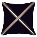 Braid Cayman Black Lounge Cushion 55 x 55 cm-abc