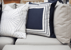 Braid Inner Panel Black Lounge Cushion 55 x 55 cm-abc