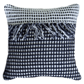 Check Black White Lounge Cushion 55 x 55 cm-abc