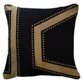 Dot Edge Black Lounge Cushion-abc