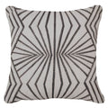 Fan Black Lounge Cushion 55 x 55 cm-abc