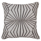 Fan Black Lounge Cushion 55 x 55 cm-abc