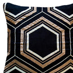 Arrow Hexagon Black Lounge Cushion-abc