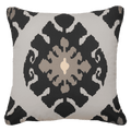 Inner Ikats Black Lounge Cushion 55x55cm-abc