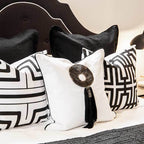 Jade Screen Black Lounge Cushion 55 x 55cm-abc