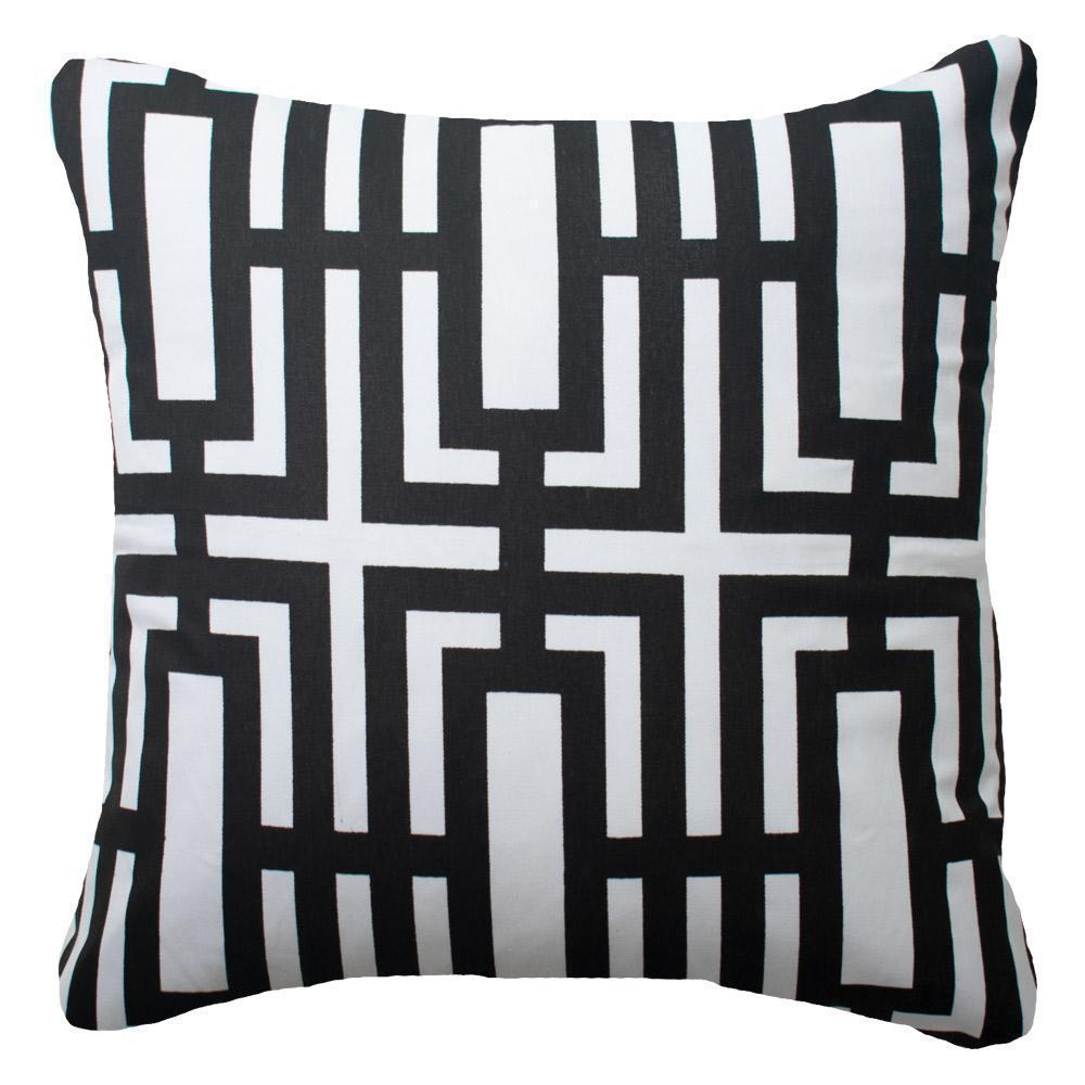 Jade Screen Black Lounge Cushion 55 x 55cm-abc