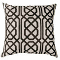 Jagger Print Black Lounge Cushion 55 x 55 cm-abc