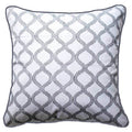 Lace Screen Black Lounge Cushion 55 x 55cm-abc