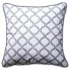 Lace Screen Black Lounge Cushion 55 x 55cm-abc