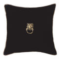 Lion Black Lounge Cushion 55 x 55 cm-abc