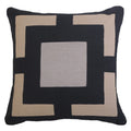 Outdoor Panel Black Lounge Cushion 55 x 55 cm-abc