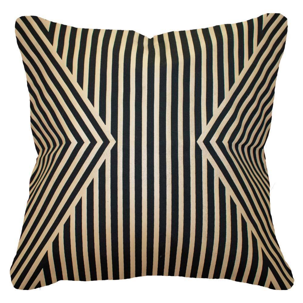 Outdoor Parasol Black Lounge Cushion 55 x 55 cm-abc