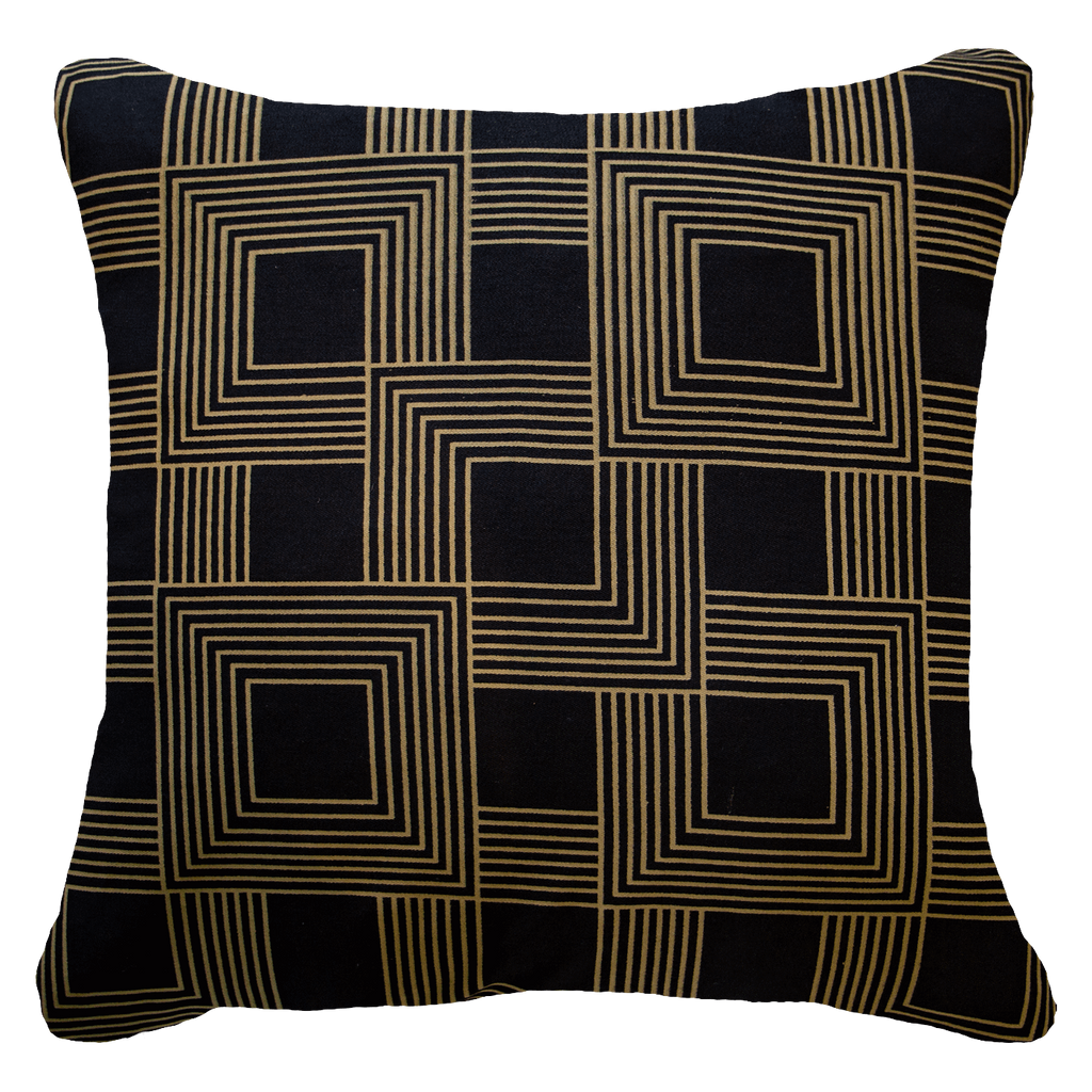 Parasquare Black Lounge Cushion-abc