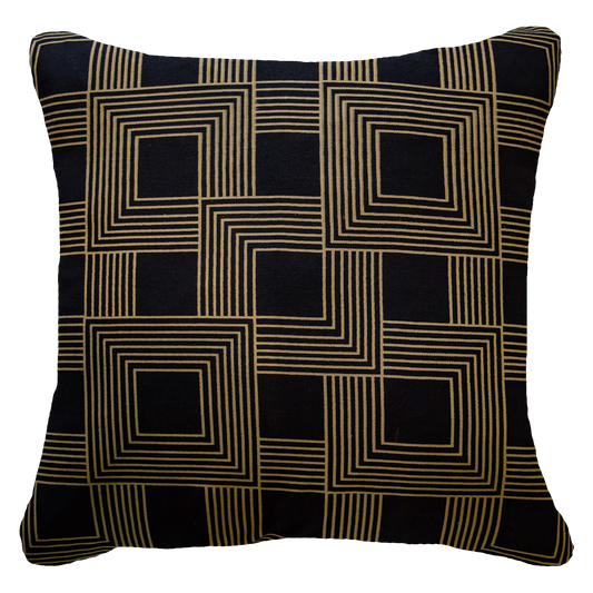 Parasquare Black Lounge Cushion-abc