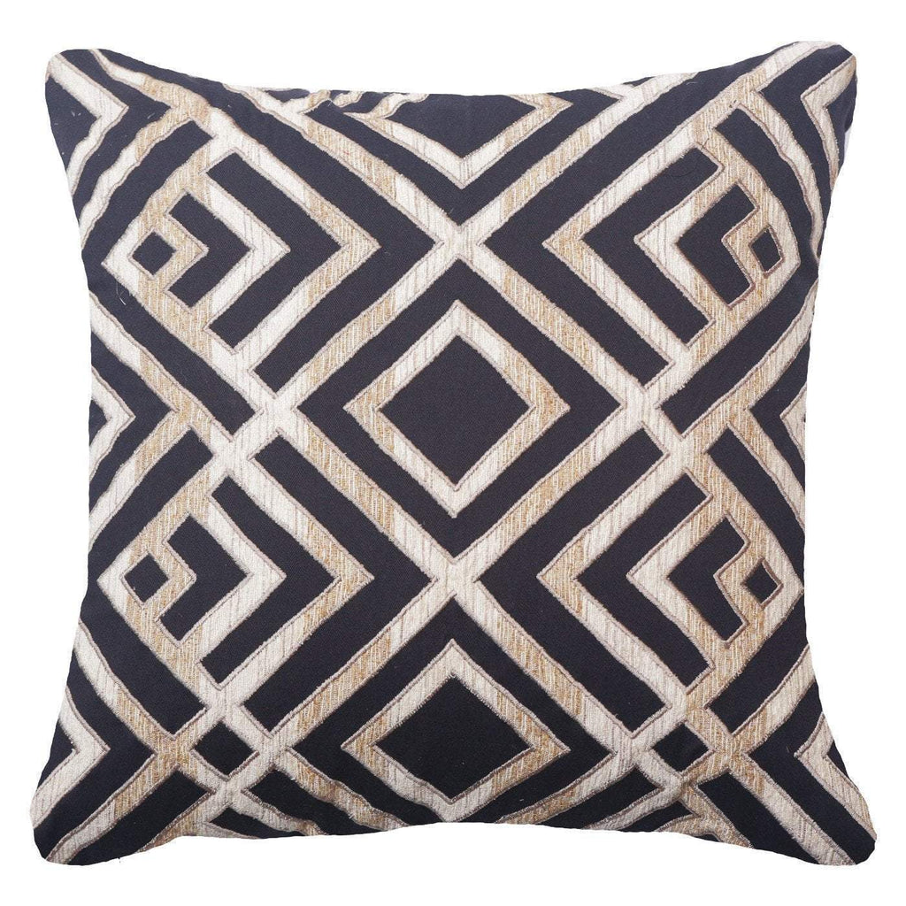 Shoowa Arrow Black Lounge Cushion 55 x 55 cm-abc