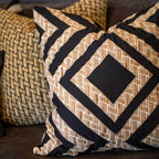 Shoowa Diamond Black Lounge Cushion 55 x 55 cm-abc