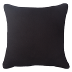 Outdoor Reverse Black Beige Lounge Cushion 55 x 55 cm-abc
