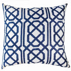 Jagger Print Navy Lounge Cushion 55 x 55 cm-abc
