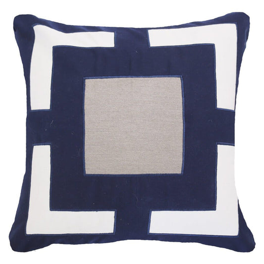 Outdoor Panel Navy Lounge Cushion 55 x 55 cm-abc