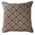 Weave Phulkari Navy Lounge Cushion 55 x 55 cm-abc