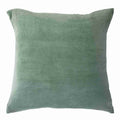 Velvet Celadon Lounge Cushion 55 x 55 cm-abc