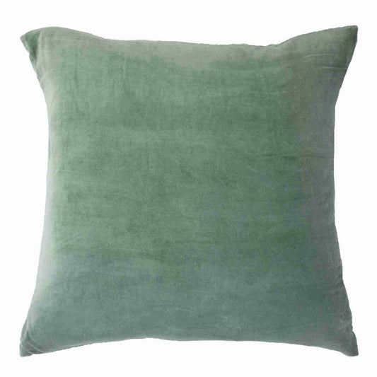 Velvet Celadon Lounge Cushion 55 x 55 cm-abc