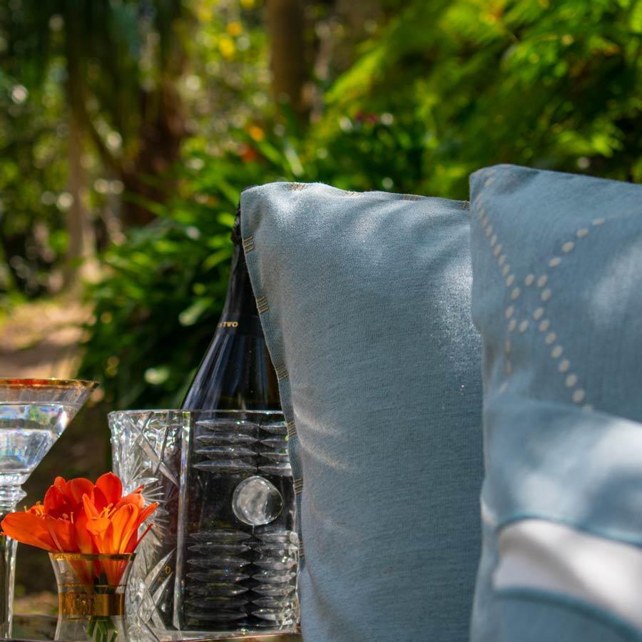 Outdoor Reverse Cloud White Lounge Cushion 55 x 55 cm-abc