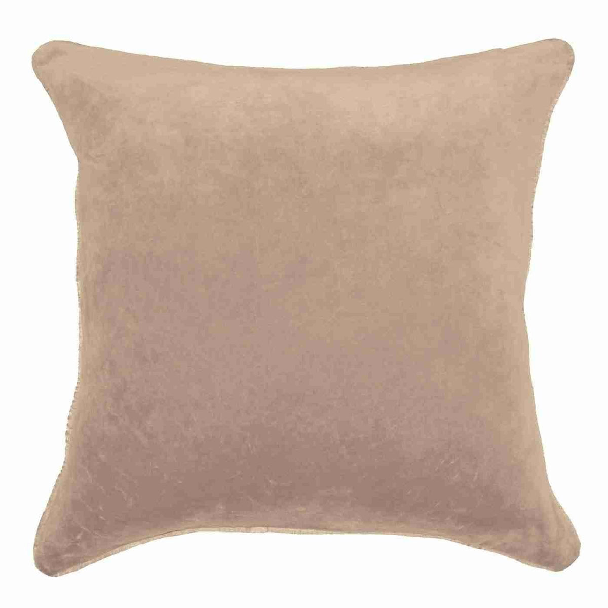 Velvet Natural Lounge Cushion 55 x 55cm-abc
