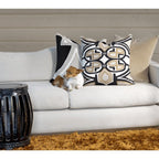 Velvet Natural Lounge Cushion 55 x 55cm-abc