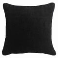 Velvet Black Lounge Cushion 55 x 55 cm-abc