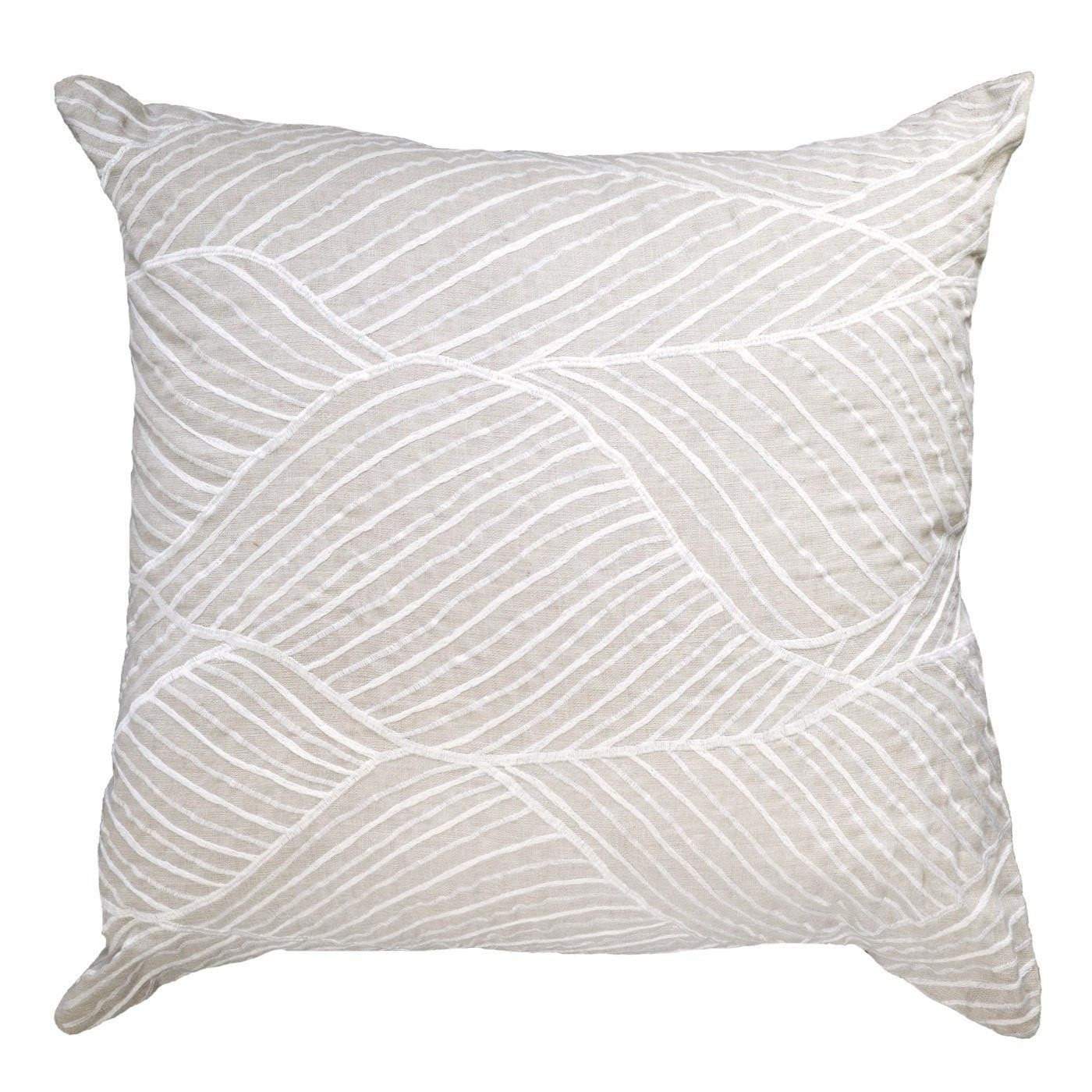Rake Natural Lounge Cushion 55 x 55 cm-abc