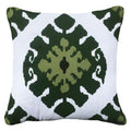 Inner Ikat Emerald Lounge Cushion 55 x 55cm-abc
