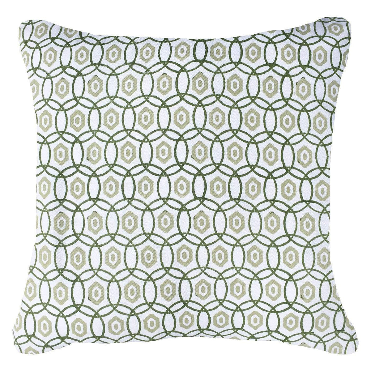 Interlaced Emerald Lounge Cushion 55 x 55cm-abc