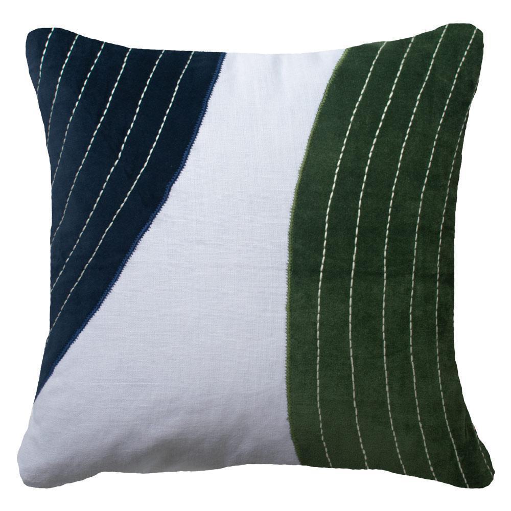 Applique Zen Circles Lounge Cushion 55 x 55cm-abc